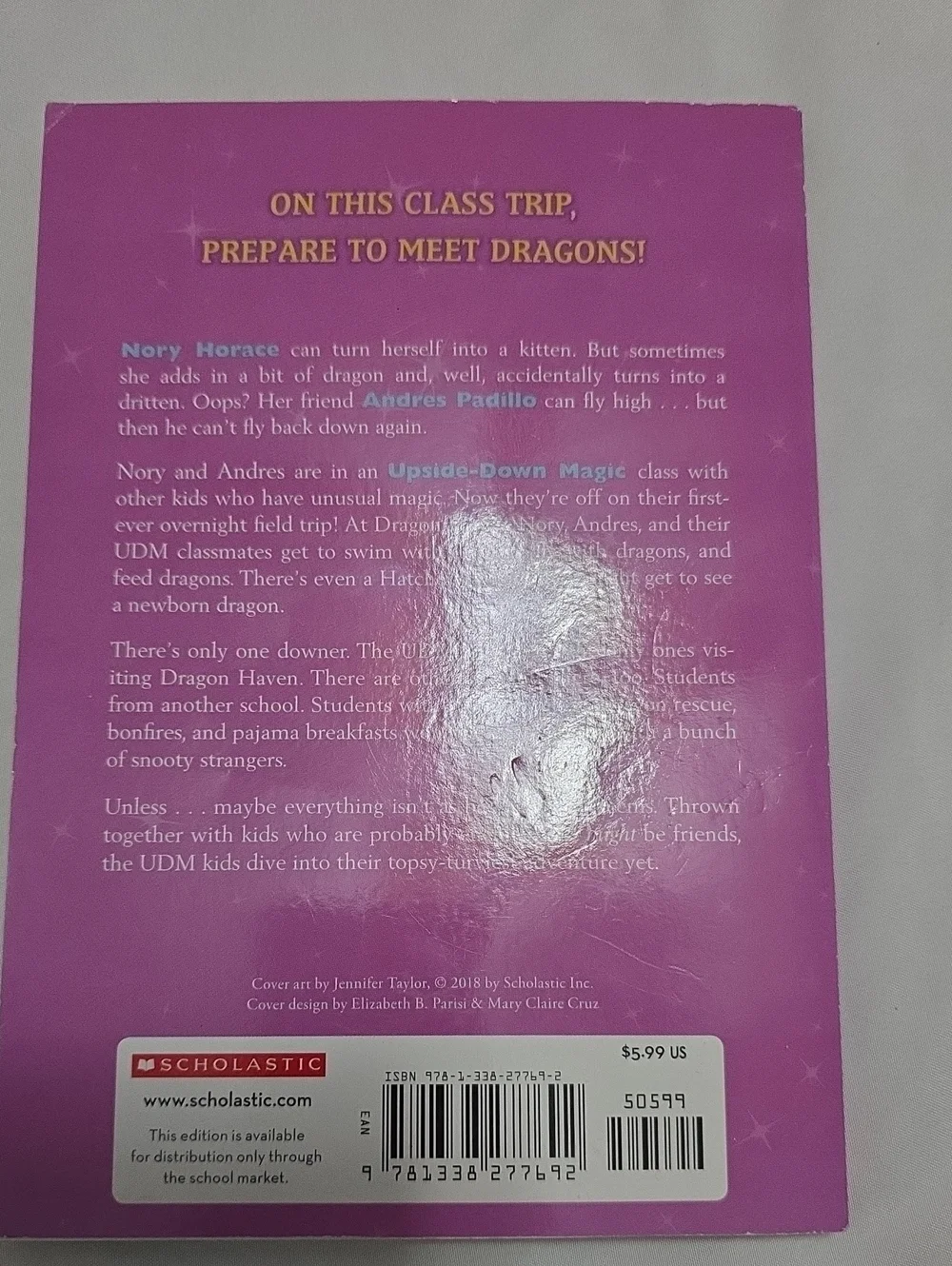 💛6 For $8💛 Upside Down Magic: Dragon Overnight Book 4